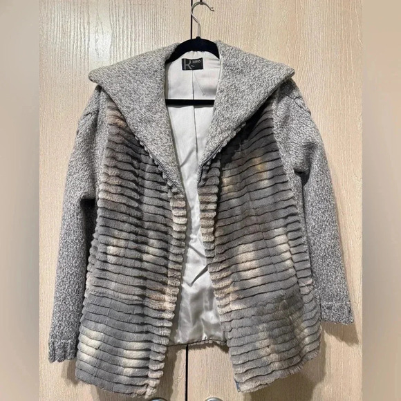 Krio Jackets & Blazers - Krio Wool and Fur Coat